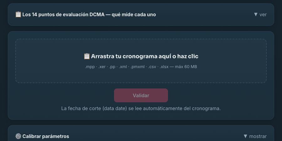 Validador DCMA